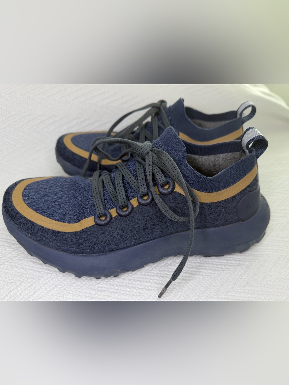 Allbirds TRS Trail Runner Shoes Womans 6.5 Wool Indigo Blue Outdoor Hiking